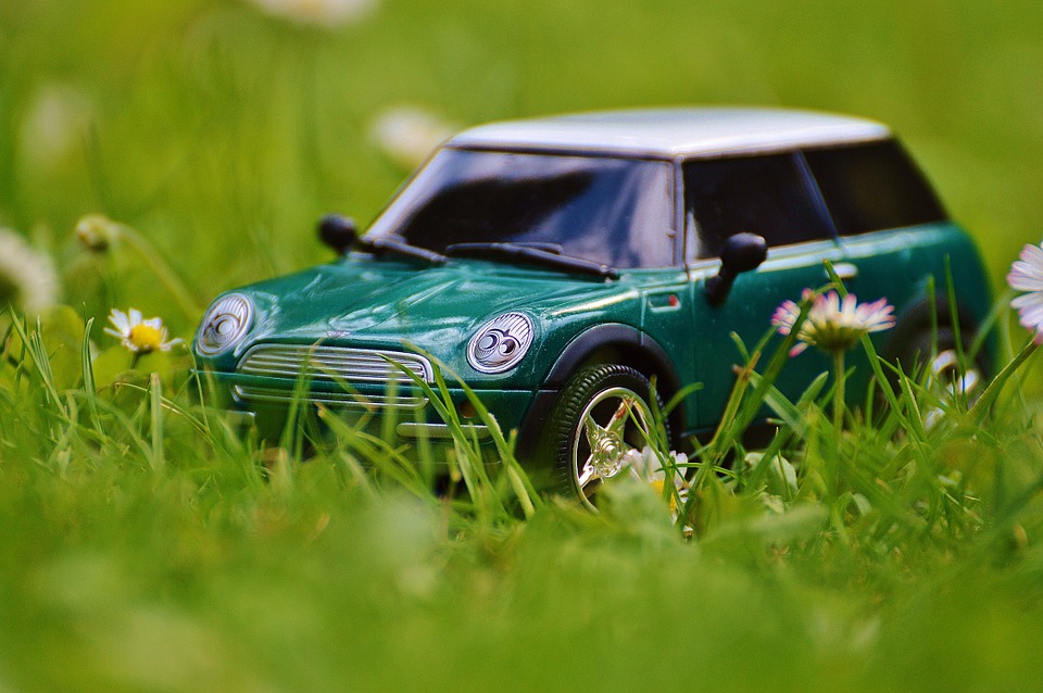 green car