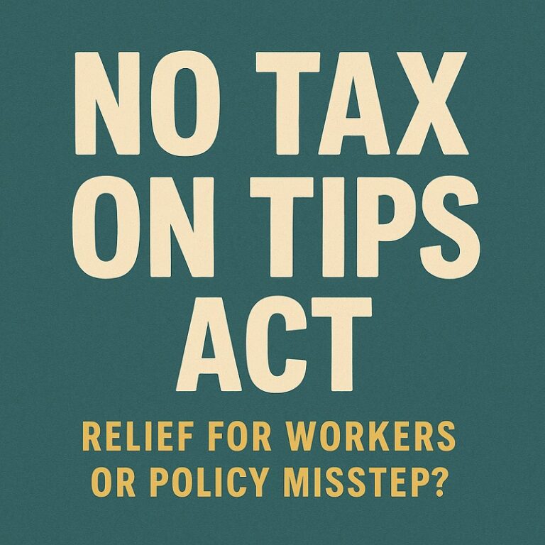 No Tax on Tips Act