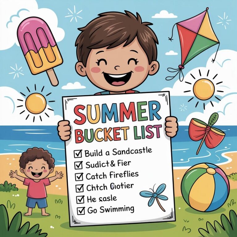 Summer Bucket List For Kids