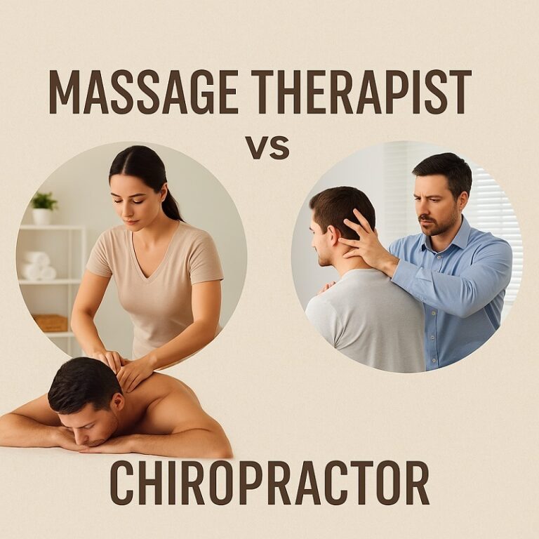 Massage Therapist vs Chiropractor