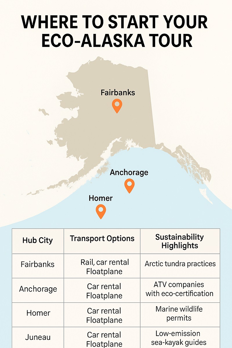 Where to Start Your Eco Alaska Tour