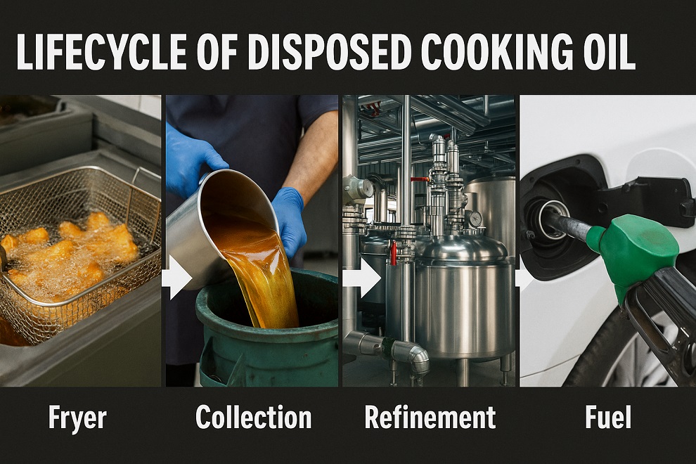 Lifecycle of Disposed Cooking Oil
