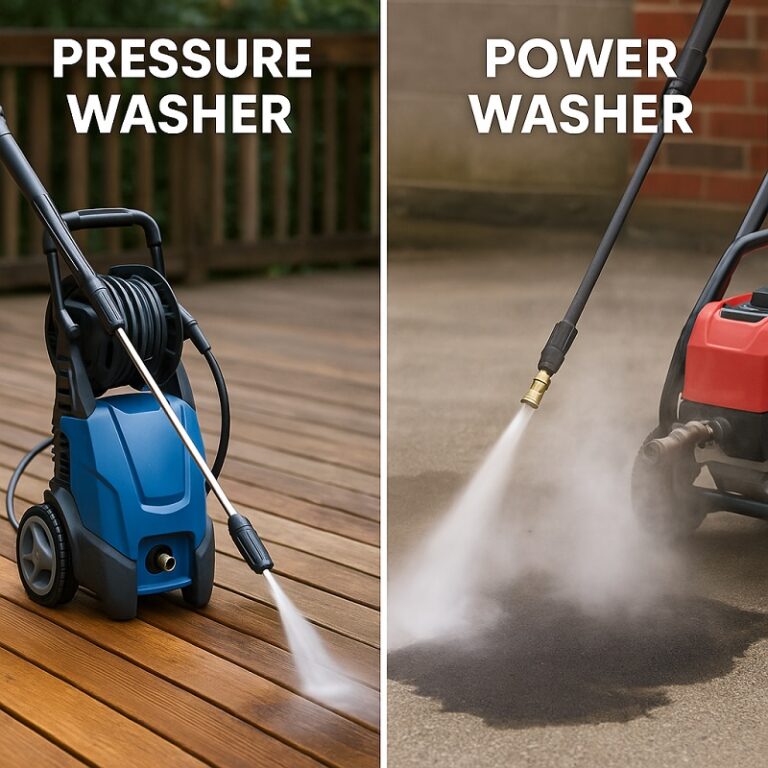 Pressure Washers vs Power Washers