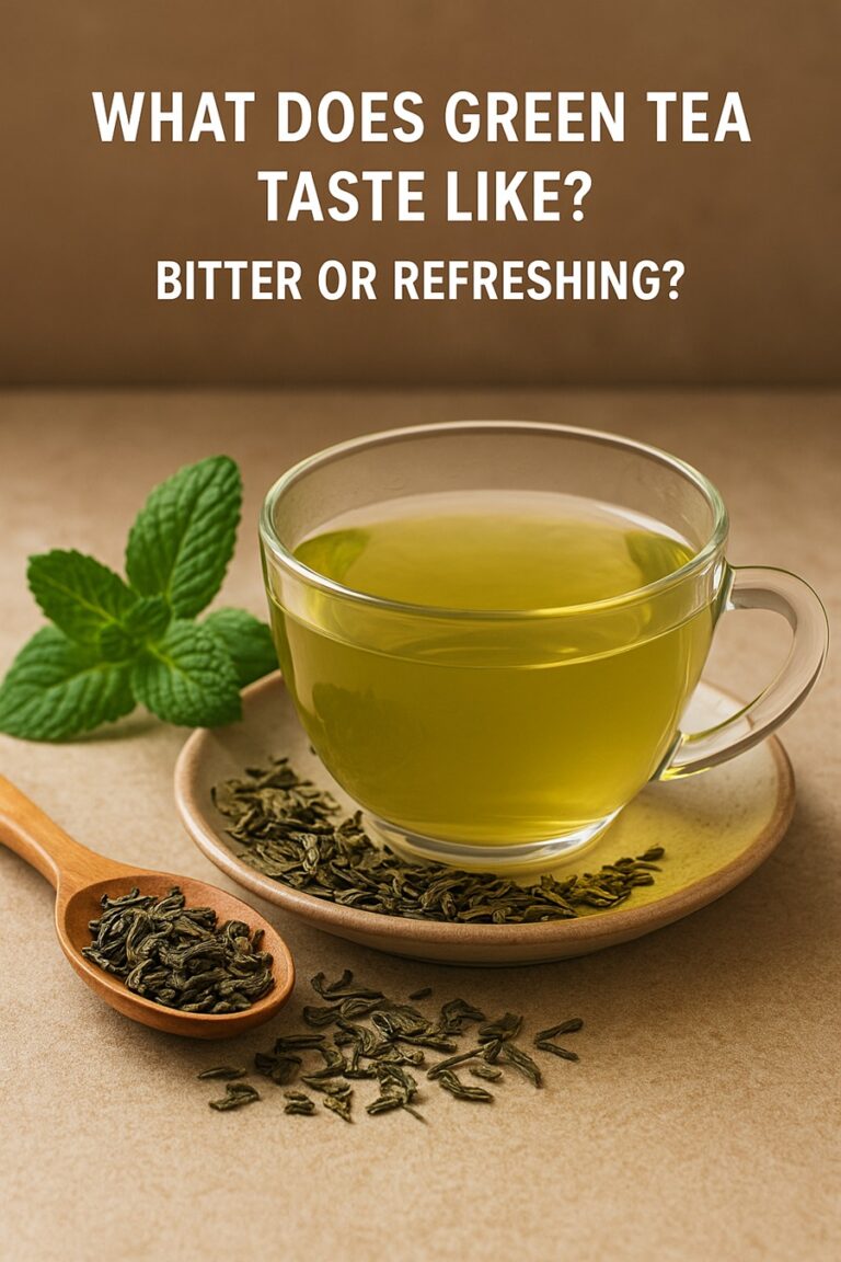 What Does Green Tea Taste Like