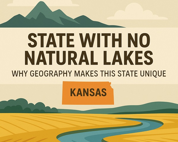 State With No Natural Lakes