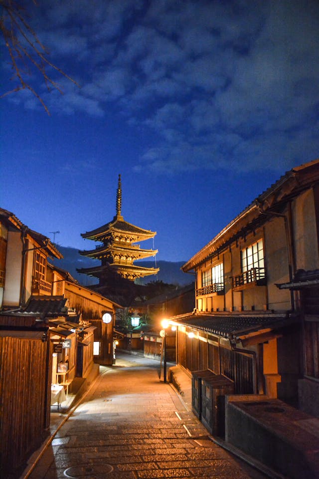 Yasaka Pagoda Night Photography