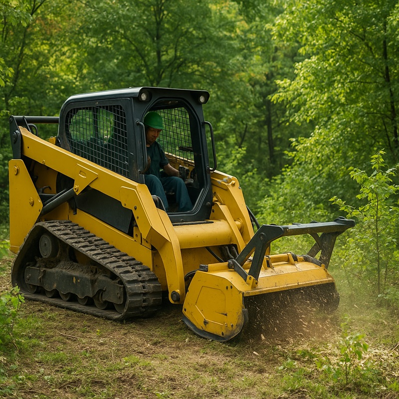 Forestry Mulcher in use