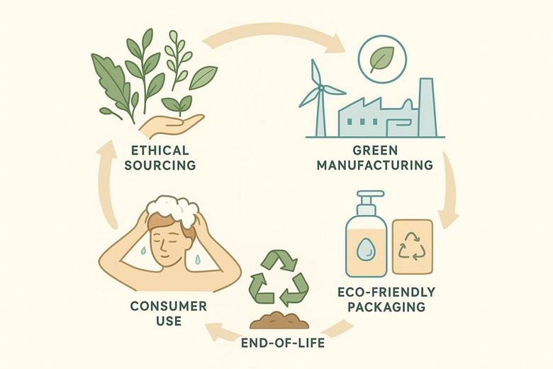What Makes Hair Styling Products Sustainable