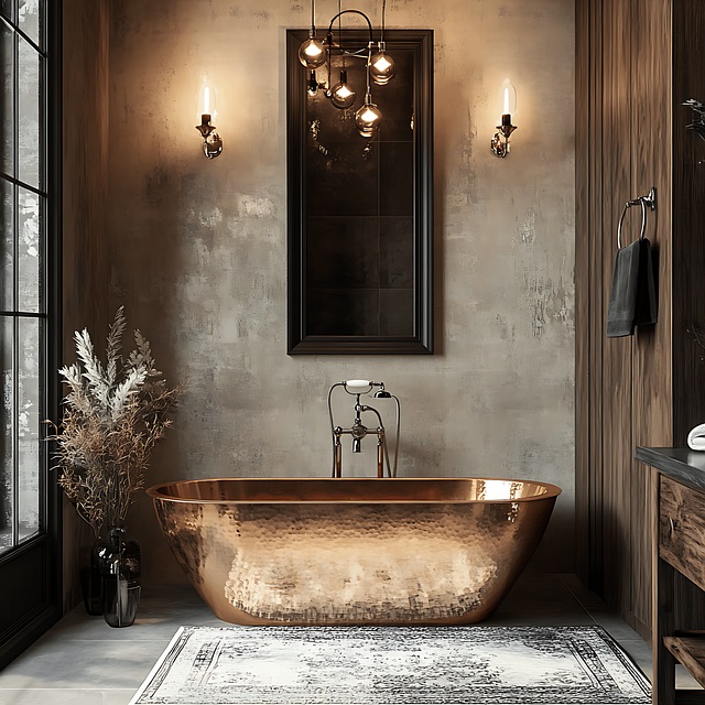 Timeless Appeal of Copper Bathtubs