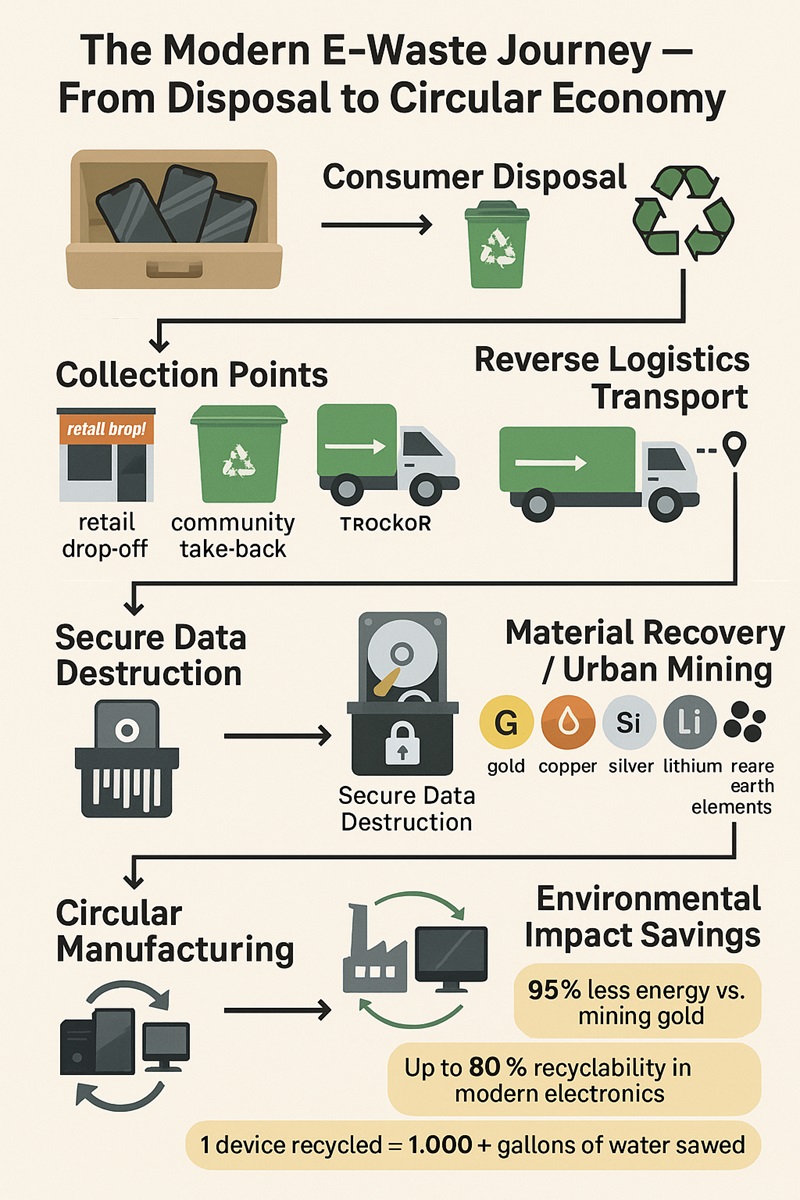 How Sustainable E-Waste Collection Programs Work
