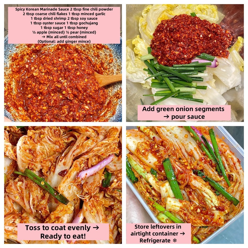 Infographic showing kimchi-making process final part