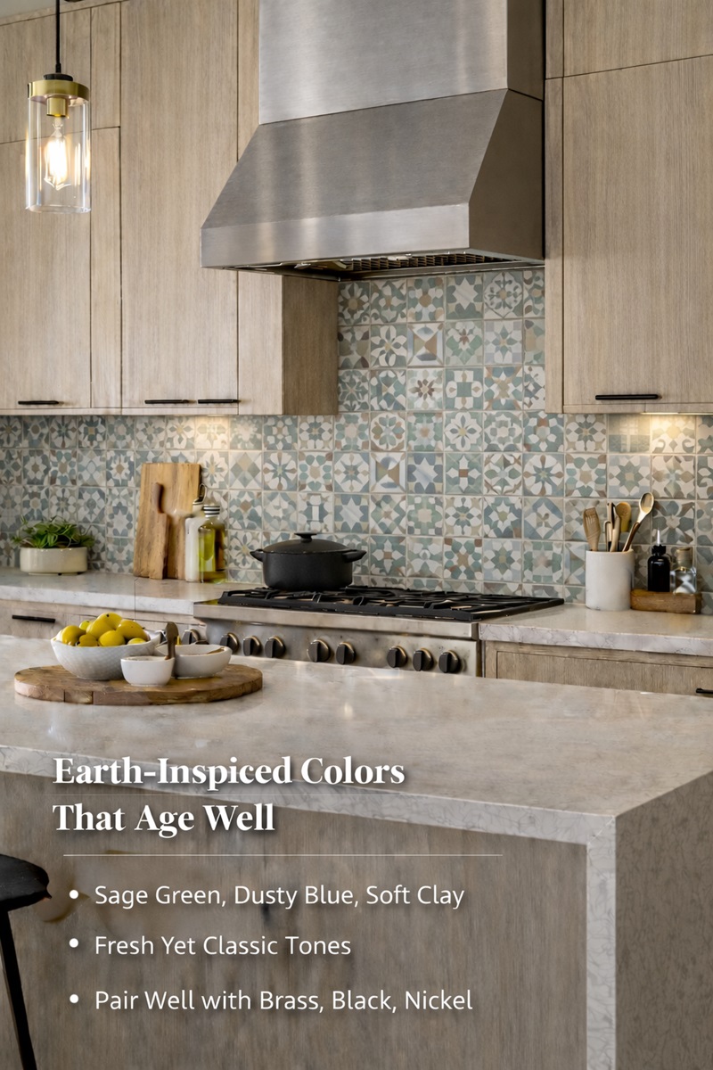 Metallic Accents & Metal Tile Inlays