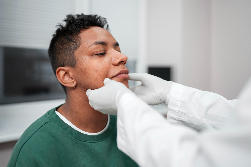 doctor checking for Orthodontic Treatment