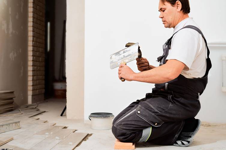 full home remodel work going