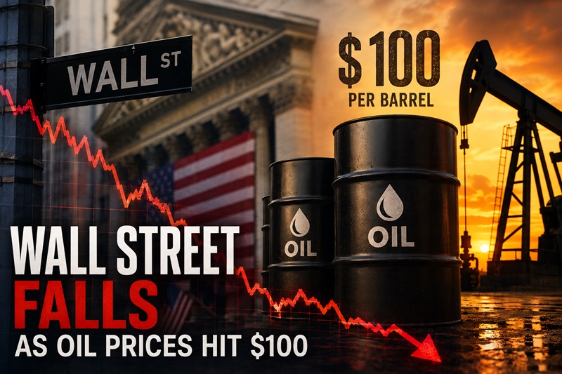Wall Street Falls as Oil Prices Hit $100: Why the Market Is Suddenly Worried About Inflation Again